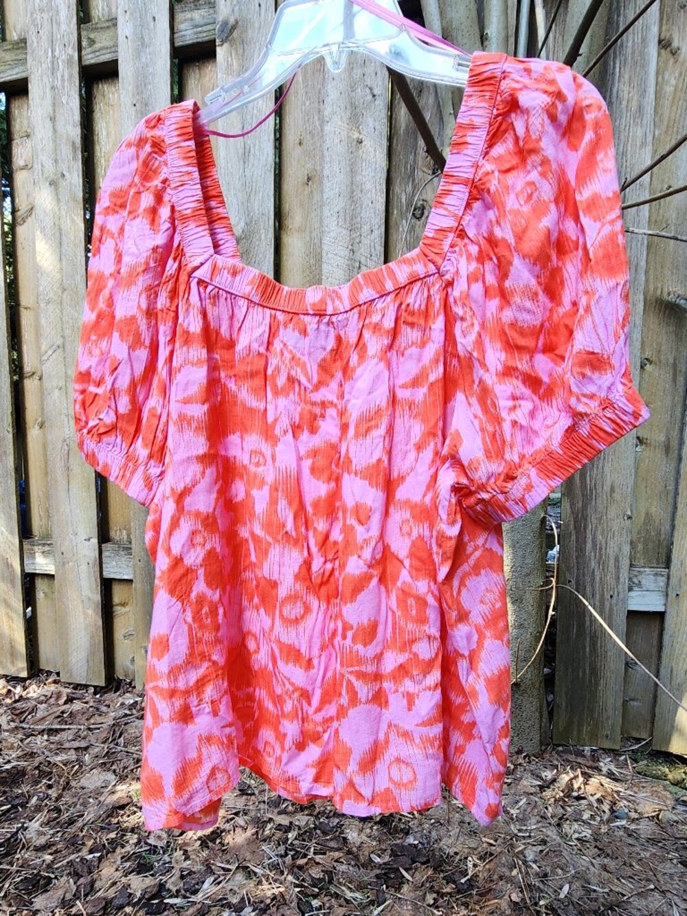 *NWT* Women's XXL Sonoma squareneck Peasant Top
